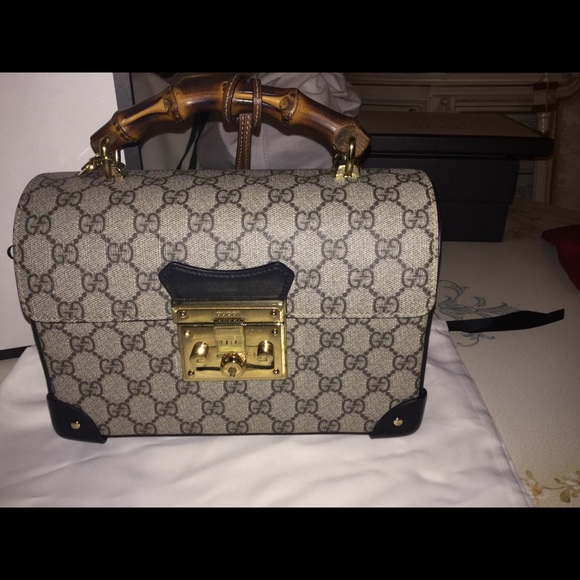 PADLOCK GG SMALL BAMBOO SHOULDER BAG! BRAND NEW!!! - Picture 7 of 15